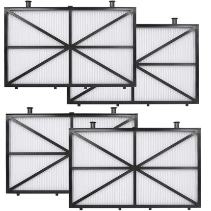 Fil-fresh Robotic Pool Cleaner Filters, Replaces for Dolphin M400/M500 & Nautilus CC Plus Ultra Fine Cartridge Filter Panels, Part Number 9991432-R4, Pack of 4