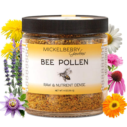 Mickelberry Gardens Bee Pollen Granules 6oz Raw Superfood Protein Rich
