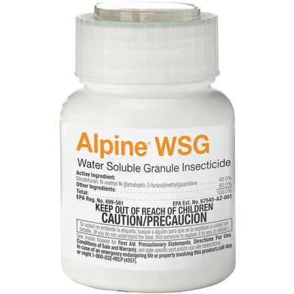 BASF Alpine WSG Water Soluble Granule Insecticide, Indoor Outdoor Pest Control for Ants, Flies, Bed Bugs, German Cockroach, 200 Grams