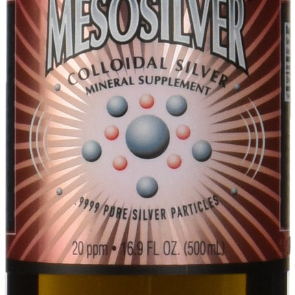 MesoSilver ® 20 ppm Colloidal Silver, 500 mL/16.9 Oz