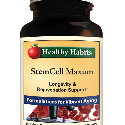 Healthy Habits StemCell Maxum Plant Based Age Defying Support Supplement for Healthy Stem Cell Regeneration and Replenishment