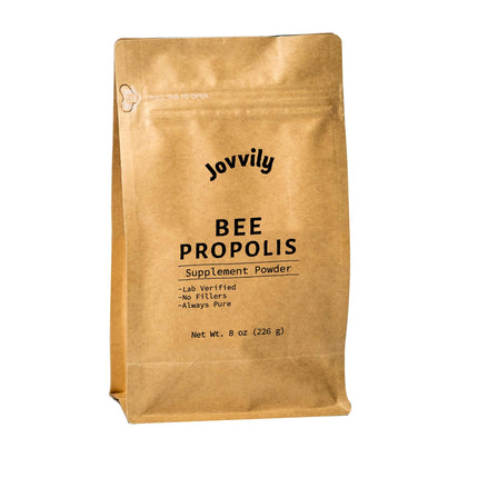 Jovvily Bee Propolis Powder - 8 oz - Lab Verified - Always Pure - No Fillers
