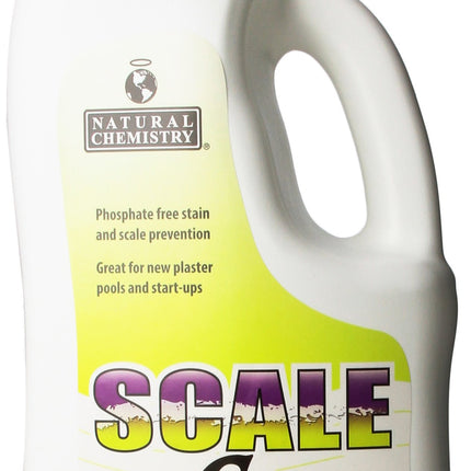Natural Chemistry Scale Free, 2 Liter, Phosphate Free Stain and Scale Prevention, Ideal for New Plaster Pools and Start-Ups