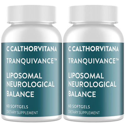 C Calthorvitana Migraine Relief Supplement – Liposomal Riboflavin Vitamin B2 B6 & B12, Magnesium, CoQ10, L-Theanine, PA-Free Butterbur & Feverfew – Natural Head & Nerve – 120 Softgels