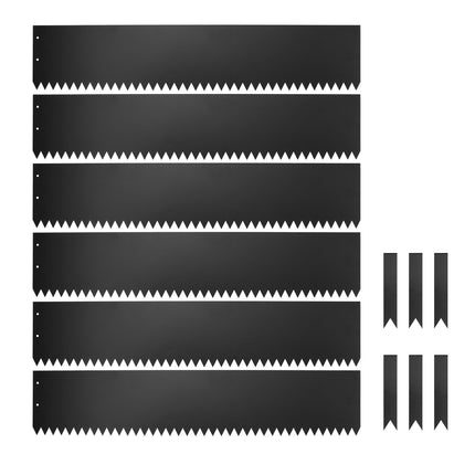 Dyna-Living 40 x 6 Inch Metal Edging for Landscaping 6 Pack Garden Edging