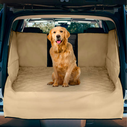 FrontPet SUV Cargo Liner for Dogs - Water-Resistant Pet Trunk Cargo Cover Mat for SUVs and Sedans with Bumper Flap Protector, Trunk Cover, Non-Slip Liner, (35" X 40") Upgraded 2025