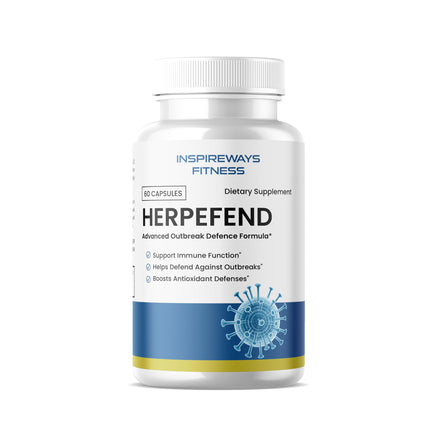 Fitness InspireWays Herpefend Ultra Strength Advanced Daily Immune Support Formula (60 Capsules)