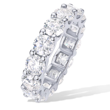 PAVOI White Gold Eternity Ring for Women
