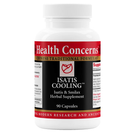 Health Concerns Isatis Cooling – Immune & Inflammation Support – Gut Health, Intestinal Relief, Urinary Tract Cleanse, Heat Clearing & Detox – Chinese Herbal Supplement for Men & Women – 90 Capsules