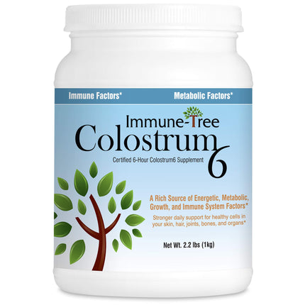 Immune-Tree 100% Pure Bovine Colostrum Powder (Grass-Fed) | High IgG for Immune Support & Gut Health | Anti-Aging | Colostrum Supplement for Adults & Kids | 2.2lb | 661 Servings