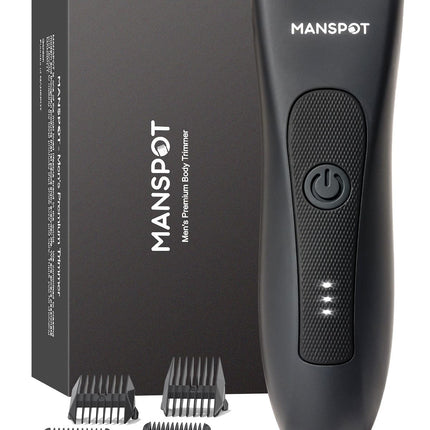 MANSPOT Manscape Groin & Body Hair Trimmer for Men, Electric Pubic Shaver