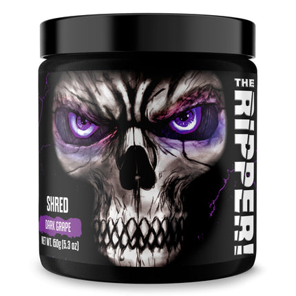 JNX SPORTS The Ripper! Fat Burner Pre Workout for Men & Women – Thermogenic Fat Burning Powder & Appetite Suppressant, Boost Energy & Endurance – Dark Grape, 30 Servings