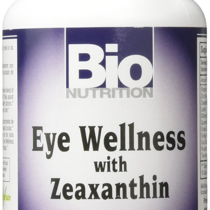 Bio Nutrition Eye Wellness with Zeaxanthin Vegetarian Capsules, 60 Count