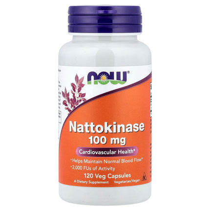 NOW Foods Nattokinase 100 mg 120 VegiCaps