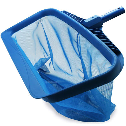 STARGOODS 20" Pool Skimmer Net - Heavy-Capacity Deep Bag Leaf Rake for Inground & Above Ground Pools - Fine Mesh Catches Leaves, Pet Hair & Debris - Pool-Safe Rounded Edges - Fits Standard Poles, Blue