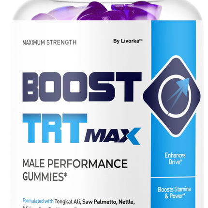 Boost TRT Max - Official Boost TRT Max Gummies for Men Advanced Natural Formula, Male Gummies for Maximum Performance & Support for Overall Wellness, Booster TRT Max for 1 Month