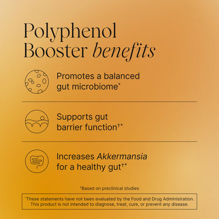 Pendulum Polyphenol Booster, Antioxidant from Superfoods, Beneficial Plant Compounds for Good Health, Helps Boost Akkermansia Muciniphila for Men & Women (60 Capsules, 1-Pack)
