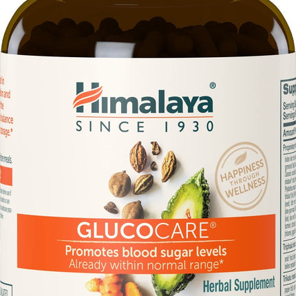 Himalaya GlucoCare – Herbal Glucose Metabolism & Pancreatic Support with Bitter Melon, Gymnema, Triphala & Turmeric – Natural Blood Sugar Support – Vegan, Non-GMO, Gluten-Free – 90 Capsules