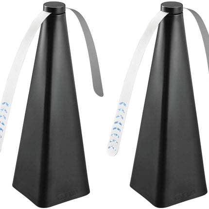 Treva Bug Fan Fly Deterrent with Holographic Blades to Clear Bugs, Mosquitoes, and Flies, Battery Powered Fly Fan 2 Pack