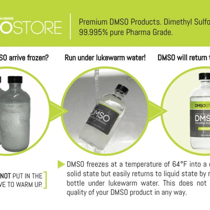 DMSO 3 oz. Roll on 4 Bottle Special Non-diluted 99.995% Low odor Pharma grade Liquid in a BPA Free Container