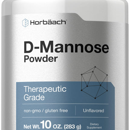 Horbaach D-Mannose Powder | 10 Oz | Supplement for Women and Men | Unflavored | Vegetarian, Non-GMO, and Gluten Free
