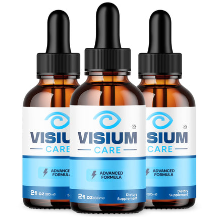 (3 Pack) Visium Care Drops , Official VisiumCare Drops with All Natural Ingredients , Overall Health and Wellness Vitamin Formula Maximum Strength Active Lifestyle Multivitamins Support (90 Servings)