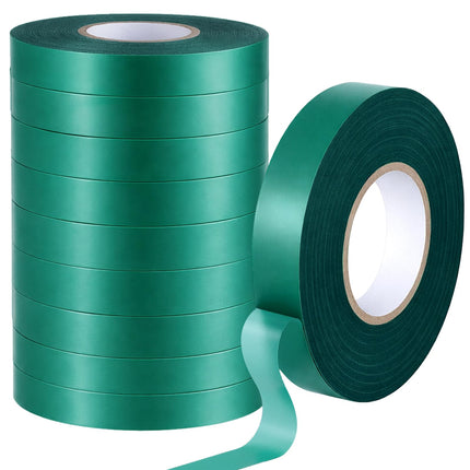 Prudiut 1500Ft Plant Tape, 1/2" Stretch Garden Tie Tape Roll, Plant Ribbon(10 Rolls)