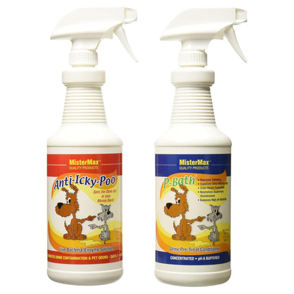 Anti Icky Poo Odor Remover And P-Bath Pre-Treater Combo