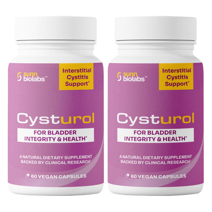 CYSTUROL® Bladder Support Supplement for Interstitial Cystitis (IC), Bladder Pain & Urinary Tract Health | Clinically Studied Formula for BLADDER INFLAMATION, UTI, Mast Cell Support & Urinary Urgency