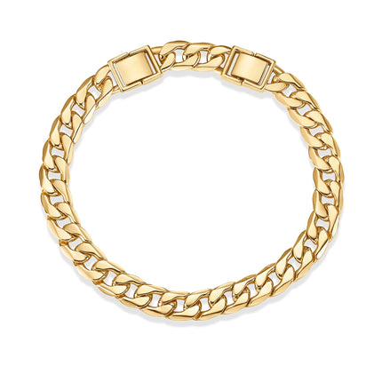PAVOI Chunky Chain Anklet, 14K Gold Plated, Yellow Gold