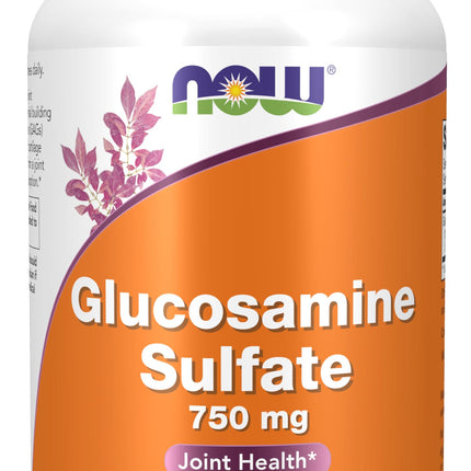 NOW Foods Supplements, Glucosamine Sulfate 750 mg, with UL Dietary Supplement Certification, 240 Veg Capsules