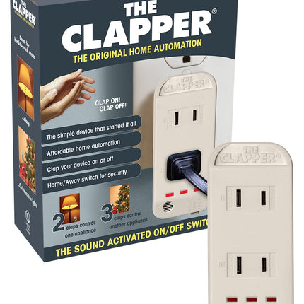 Clapper The Original Home Automation Sound Activated Device, On/Off Light Switch, Clap Detection, As Seen On TV