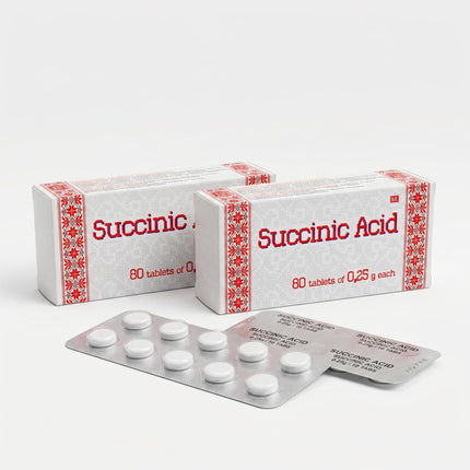 (2 pack) Succinic Acid for Plants - Amber & Ascorbic Acid Biostimulant for Orchids, Indoor Houseplants & Garden - Root Growth Stimulator, Transplant Shock Reducer - 160 Water-Soluble Tabs (250mg)
