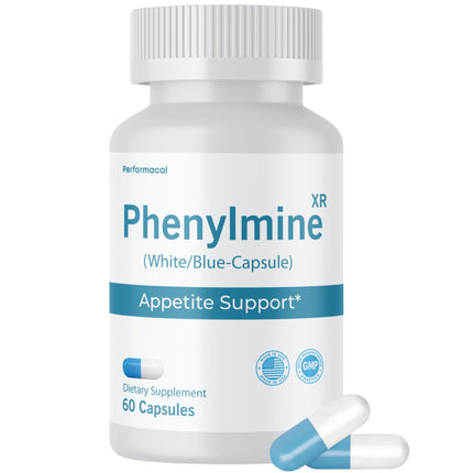 Performacal Phenylmine XR Weight Management - Energy, Appetite & Metabolic Support Formula for Men & Women - 60 Capsules (1)