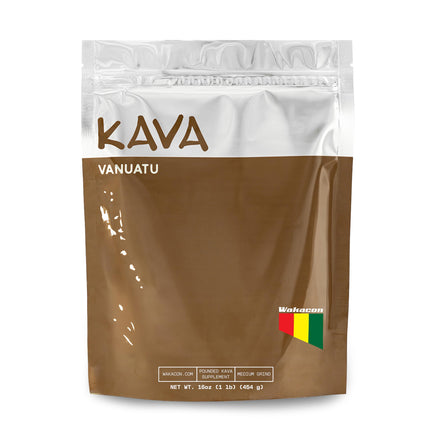 Wakacon Vanuatu Waka Kava Powder - Premium Noble Kava from Vanuatu (16 oz)