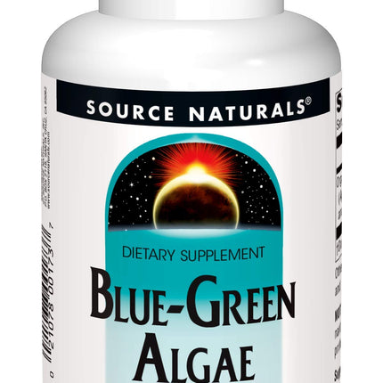Source Naturals Blue Green Algae from Klamath Lake - Algae Superfood Supplement, 500 mg - 200 Tablets