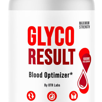 OTR LABS Glyco Result, Official Glycoresult Optimizer Formula Daily Support Supplement - All Natural for Overall Health & Wellness (1 Pack 60 Capsules)