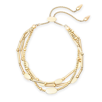 Kendra Scott Chantal Beaded Bracelet for Women, Fashion Jewelry, 14k Gold-Plated