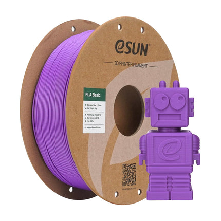 eSUN PLA Basic Filament 1.75mm 3D Printer Filament 1KG Grape Purple