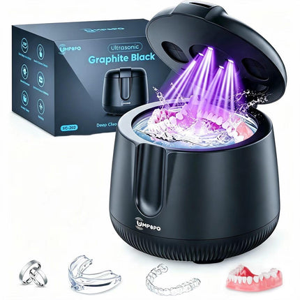 Ultrasonic Retainer Cleaner Machine 48kHz, Dental Ultrasonic Care Cleaner