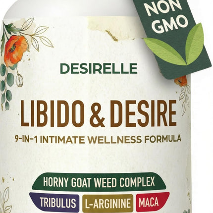 Enyvia Libido Support for Women Fast Acting - Hormone Balance for Women with Hornygoatweed, Tribulus Terrestris and Maca Root, Enhancing Supplements for Couples 60ct, 30-Day Supply USA Tested