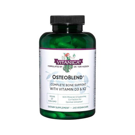 Vitanica, OsteoBlend, Bone Support, Vegan, 240 Capsules