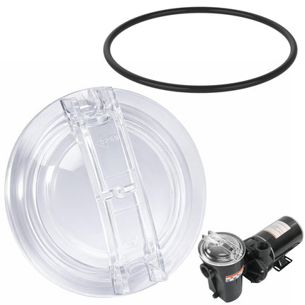 Adnee SPX3100D Pump Lid with Lid Oring, Pool Pump Lid Replacement Compatible with SP3000 Series and SP3000x Series, Pump Thread Strainer Cover for Locking Ring Lid Seal Repair