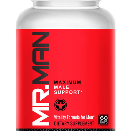 Mr. Man Support– Male Fertility Supplement for Sperm Health, Count, and Motility – All-Natural Formula with Vitamins, Minerals, and Antioxidants – Supports Reproductive Health and Hormonal Balance