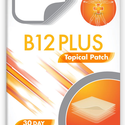 B12 Energy Plus Patches - 30 Days Supply