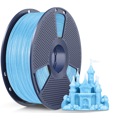 SUNLU Shiny Sparkle PLA Filament 1.75mm, Twinkling Blue