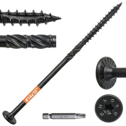 #14 x 10 Wood Structural Lag Screws