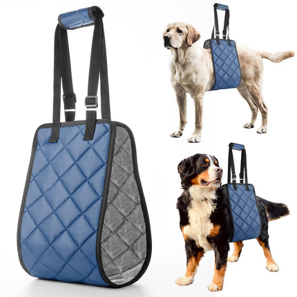 Adjustable Dog Sling Dog Lift Harness for X-Large Dogs, Hind Leg Support Portable Soft Lift Support and Rehab Harness for Weak Rear Legs, for Senior, Injured, Disabled and After Surgery Dogs X-Large