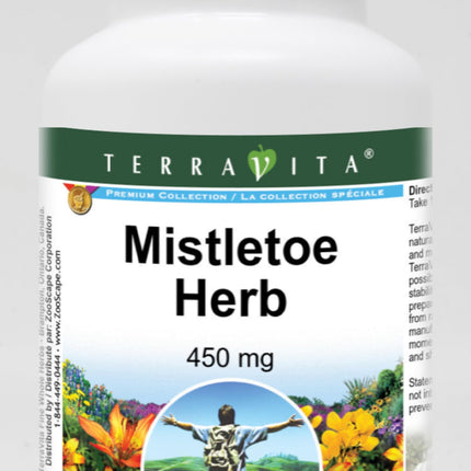 Terravita Mistletoe Herb - 450 mg (100 Capsules, ZIN: 511638) - 3 Pack