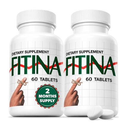 Fitina Brain Supplements for Memory and Focus with Vitamin B6 & Thiamine | High-Dose B Vitamins Nervous System and Cognitive Health Support, Daily Supplement Formula for Adults, 60 Tablets (2-Pack)